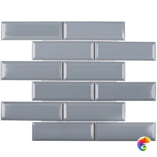 Кер. мозаика Metro Bluish-Grey Glossy 45х145 (KM41843) 287х295х6,5
