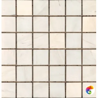 Мозаика 48x48 VMwP (300X300X8), натур. мрамор