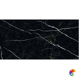 Плитка Nero Marquina 60x120 High Gloss (2 шт.в уп)