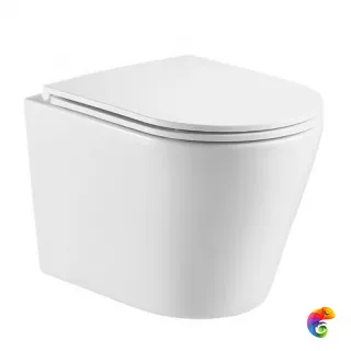Унитаз подвесной безободковый STARO SILENT 053 Белый