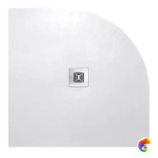 Душевой поддон угловой LITE 90х90х3 сm White