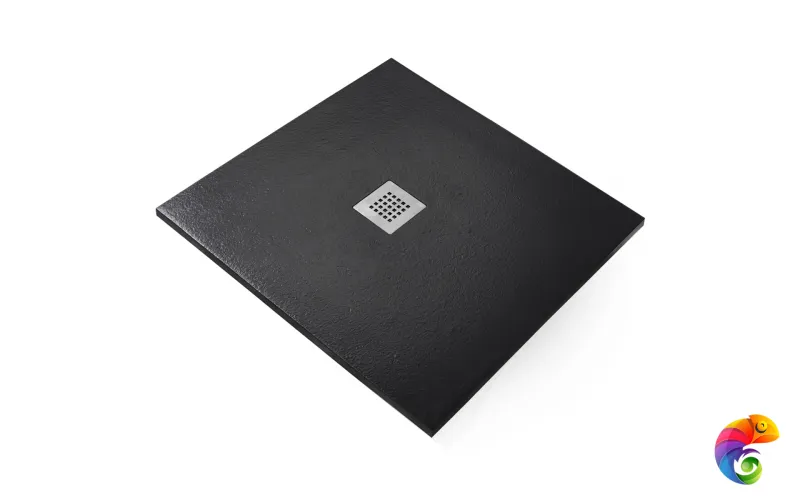 Душевой поддон SOLID 90х90х2,4 сm Black Matt