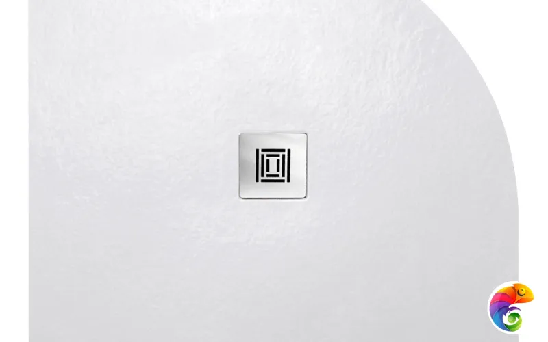 Душевой поддон угловой LITE 80х80х3 сm White