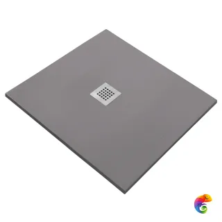 Душевой поддон SOLID 80х80х2,4 сm Grey Matt