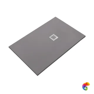 Душевой поддон SOLID 90х80х2,4 сm Grey Matt