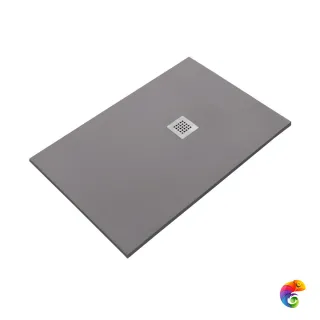 Душевой поддон SOLID 100х90х2,4 сm Grey Matt