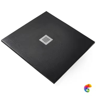 Душевой поддон SOLID 100х100 сm Black Matt