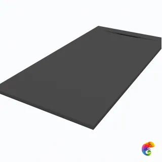 Душевой поддон NORDIC 100х90х3 сm Black Matt