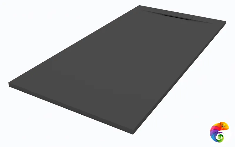 Душевой поддон NORDIC 140х100х3 сm Black Matt