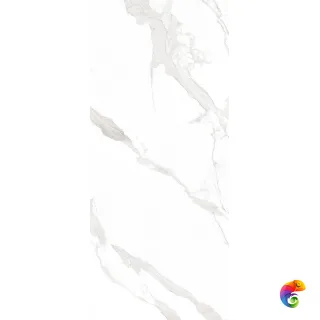 Слэб керамический PATAGONOA BIANCO 2800х1200х6мм SOFT SATIN уценка 10%
