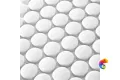 Кер. мозаика Penny Round White Matt (NK41000) 315х309х6