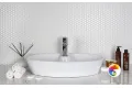 Кер. мозаика Penny Round White Matt (NK41000) 315х309х6