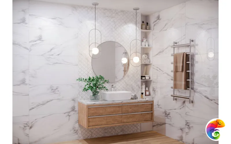 Плитка Majestic White 60x120 Polished (2 шт.в уп)