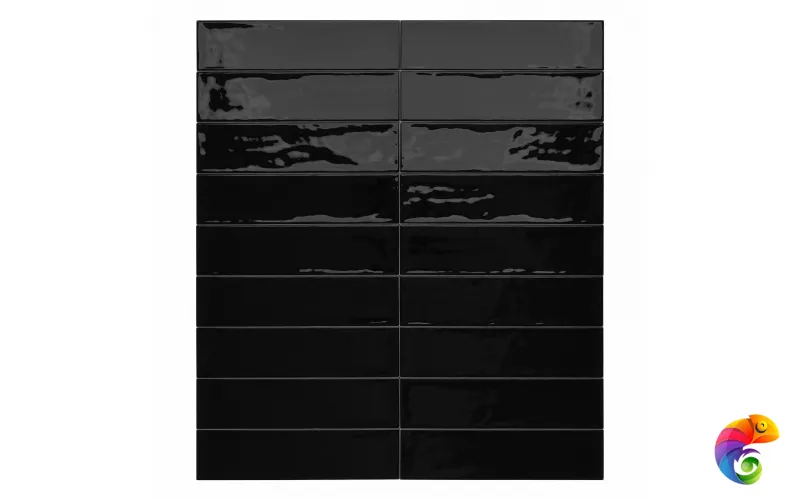 Плитка LIGURIA BLACK 7.5x30 (0.99 кв.м..в уп, отгрузка кратно уп.)