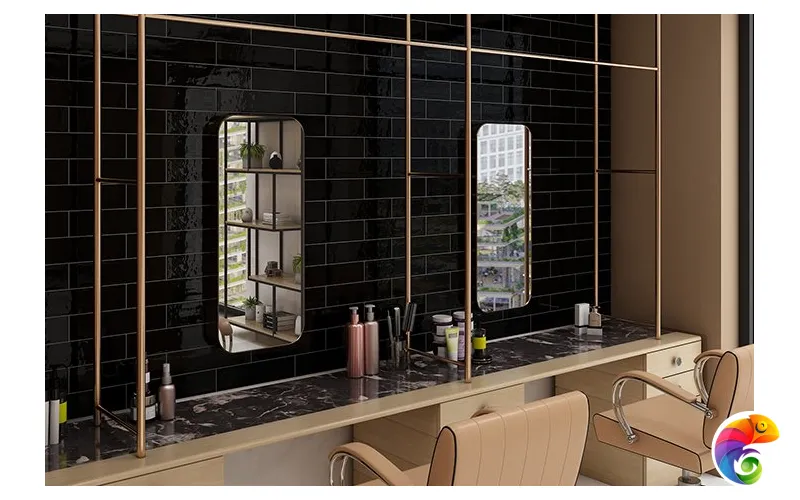 Плитка LIGURIA BLACK 7.5x30 (0.99 кв.м..в уп, отгрузка кратно уп.)