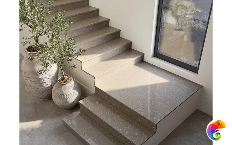 Слэб керамический GRAVEL OLIVE 2400x800х15мм Matt уценка -10%