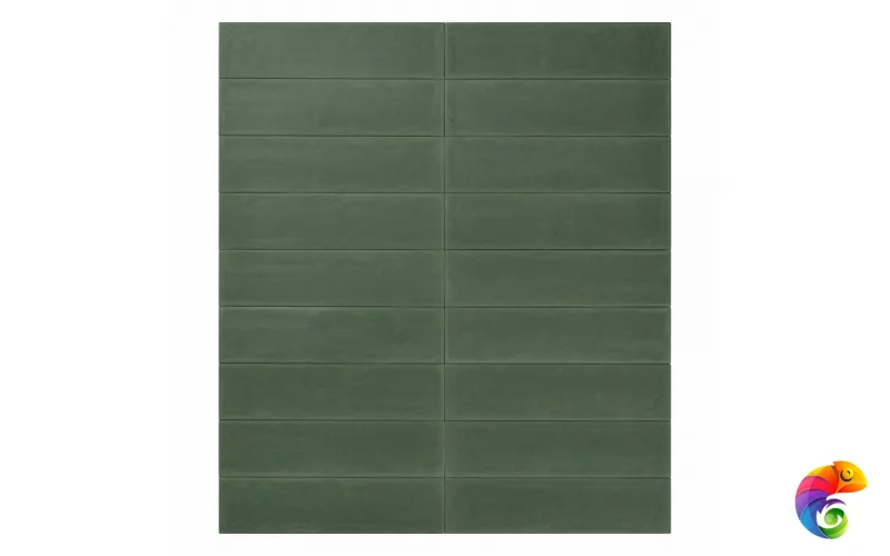 Плитка FABIA DARK GREEN 7.5x30 (0.99 кв.м..в уп, отгрузка кратно уп.)