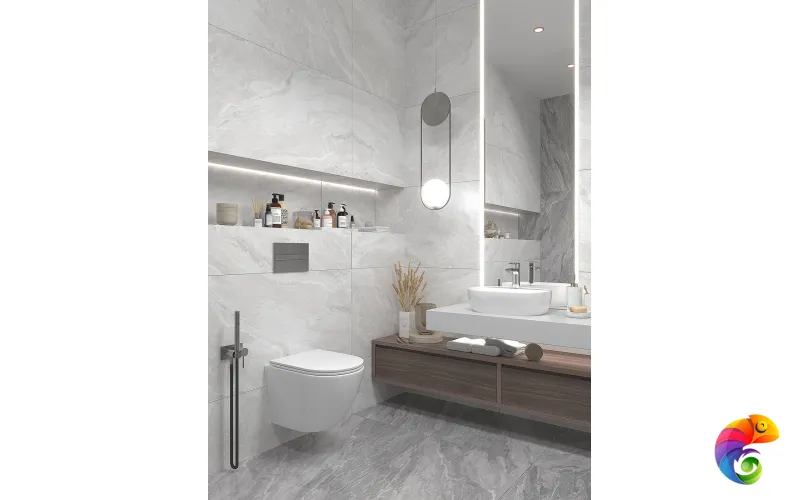 Плитка Imperial White Carving Satin 60x120 (2 шт.в уп)