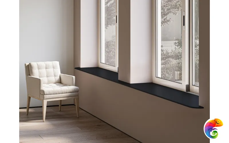 Слэб керамический MONO BLACK 1600х3200х12мм MATT