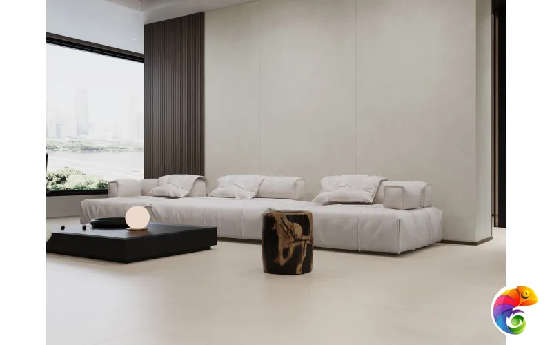 Слэб керамический SANDSTONE PEARL 1200х2700х6мм TEXTURE