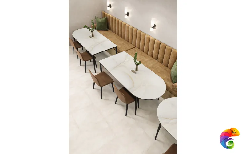 Слэб керамический ONYX SOFT CREAM 2000х900х6мм (MATT)