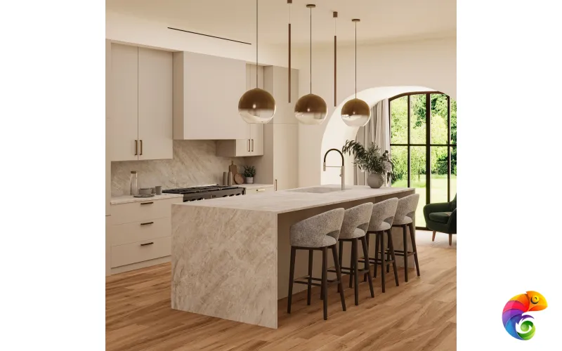 Слэб керамический TAJ MAHAL BEIGE 800х3200х12мм MATT