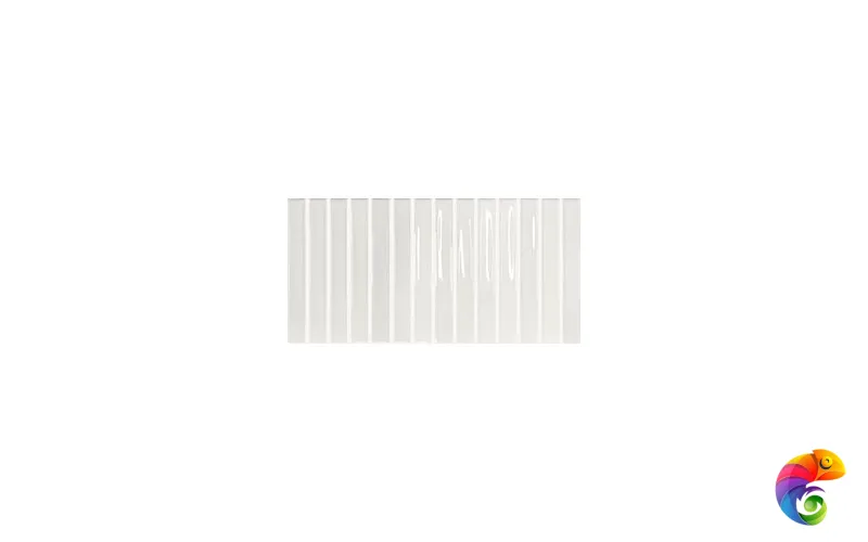 FLASH BARS WHITE 133469 25x12.5 DNA TILES Flash bars Глазурованная керамическая плитка