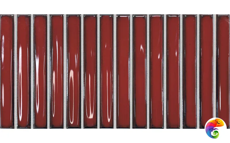 OSAKA BARS RED 133482 25x12.5 DNA TILES Osaka Глазурованная керамическая плитка