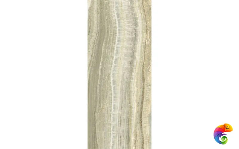 ECCENTRIC LUXE SAGE GLOSSY 6MM 120X280R (778823) 280x120 Неглазурованный керамогранит