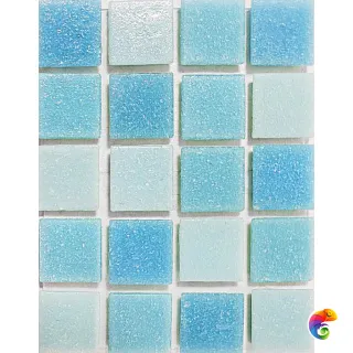 SKYBLUE NEW,стеклянная мозаика (SKYBLUENEW) 32.7x32.7