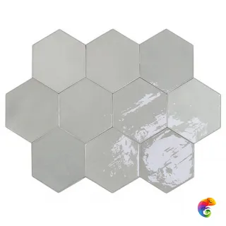 Zellige Hexa Grey (122079) 12.4x10.8