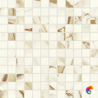 Marvel Calacatta Imperiale Mosaico Lapp (A426_sklad) 30x30