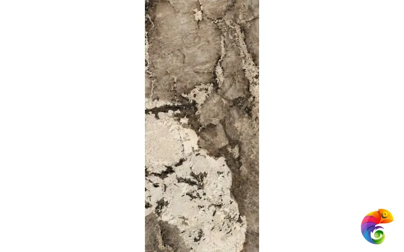 HERITAGE FLAME GLOSSY 6MM 120X280 R (774704) 280x120 Неглазурованный керамогранит