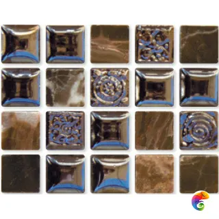 HERACLES 15,  мозаика стекло/камень/керамика (HERACLES 15) 30x30