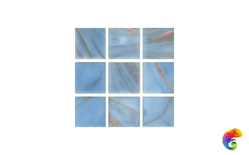 IRIDA  20.56(5), стеклянная мозаика I20.56(5) 32.7x32.7 Irida Fantasy Стеклянная мозаика