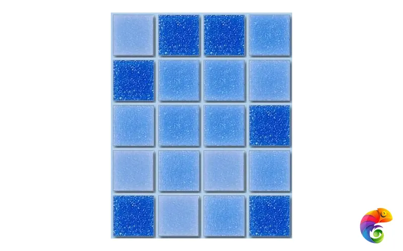 PAMIR,стеклянная мозаика PAMIR 32.7x32.7 Irida Breeze Стеклянная мозаика