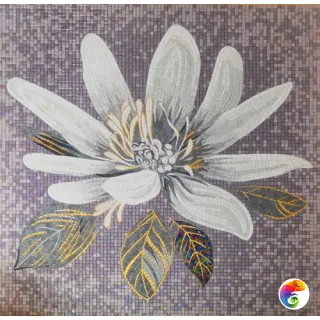 IRIDA панно художественное ЦВЕТОК НА ЛИЛОВОМ ФОНЕ (00-00132006) 150x150