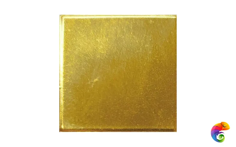 10.FOGL формованное желтое  гладкое золото, стеклянная мозаика 10FOGL 1x1 Irida Gold Стеклянная мозаика