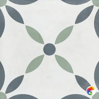 HAVANA WHITE FLOWER/22,3 (24768) 22,3x22,3 Керамогранит - Harmony Rus