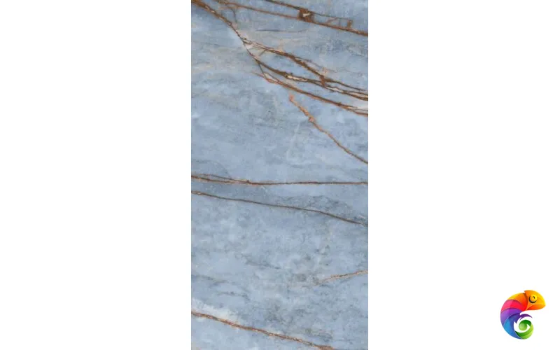 HERITAGE AZURE GLOSSY 6MM 60X120 RET (774849) 120x60 Неглазурованный керамогранит