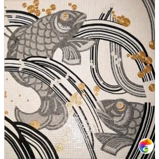 IRIDA панно художественное РЫБКИ (00-00132008) 150.5x144