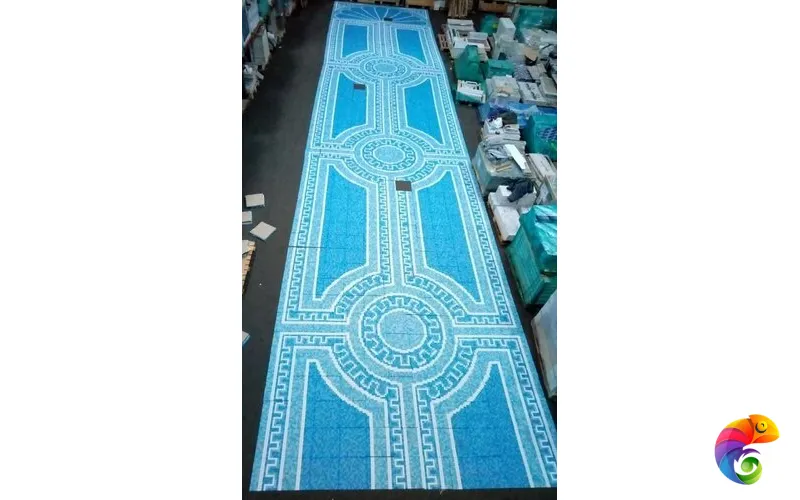 IRIDA Панно 20*20 ГРЕЧЕСКИЙ СТИЛЬ 22,76*3,75 00-00133971 375x2.276 Irida Art irida matrix Стеклянная мозаика