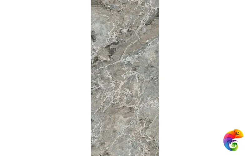 AUTHENTIC LUXE MARBLE AUBISQUE GLOSSY 120X280 6MM (781179) 280x120 Неглазурованный керамогранит