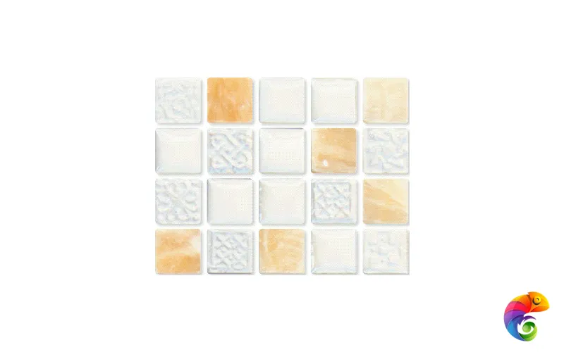 ACROPOLIS 15, мозаика стекло/камень/керамика (ACROPOLIS 15) 30x30 Натуральный камень