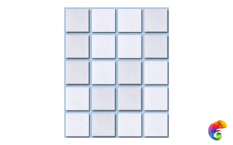 SNOWFLAKE, стеклянная мозаика (SNOWFLAKE) 32.7x32.7 Стеклянная мозаика