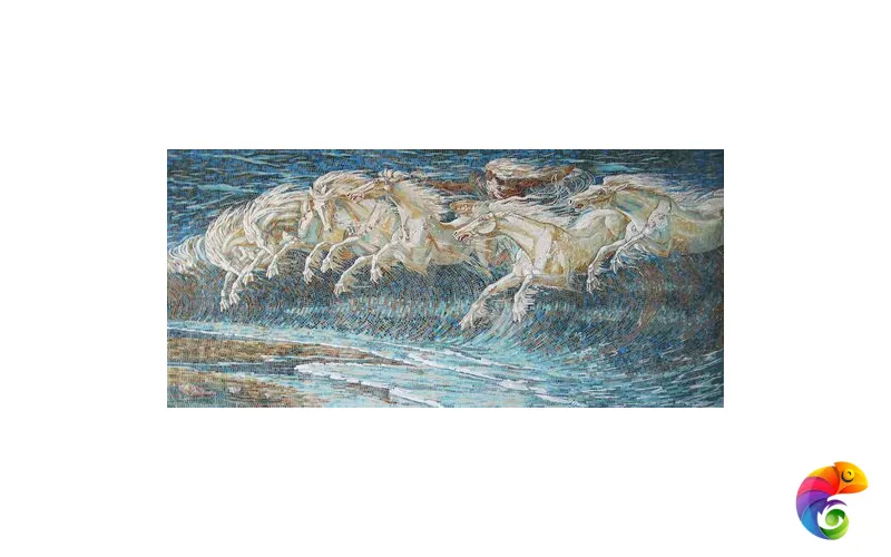 IRIDA панно художественное НЕПТУН 00-00167561  Irida Art irida Стеклянная мозаика