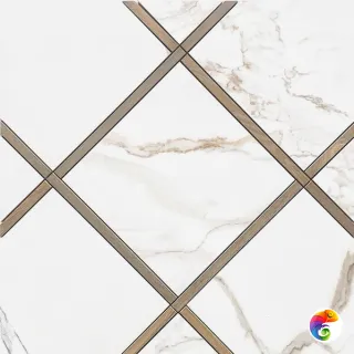 ROMA INCROCI CALACATTA AVANA LUX (fLZI_sklad) 60x60