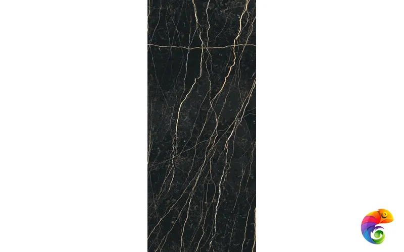 PREXIOUS THUNDER NIGHT 6MM GLOSSY 120X280 RET 757740 280x120 Rex Prexious of rex Глазурованный керамогранит