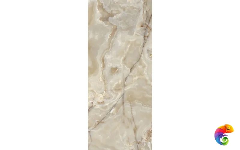 ONYX&MORE GOLDEN ONYX GLO 6MM 120X280 R (766030) 280x120 Неглазурованный керамогранит