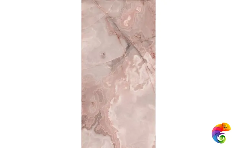 REVES DE REX ROSE GLOSSY 6MM 120X280 R (774483) 280x120 Глазурованный керамогранит